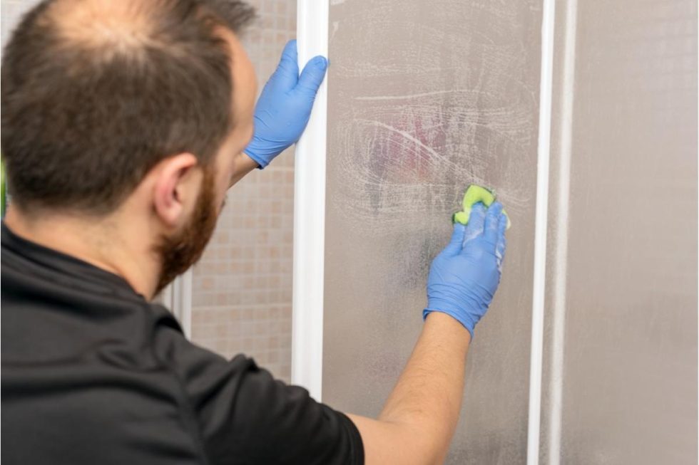 How To Clean Shower Door Tracks MOP STARS