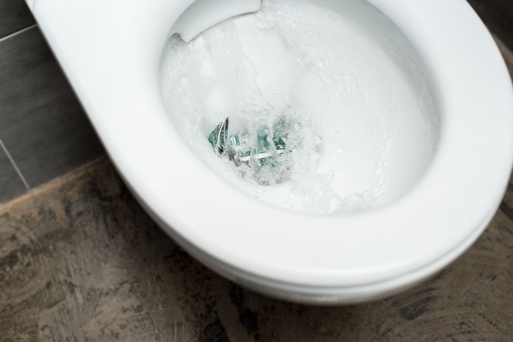 how to clean bottom of toilet bowl