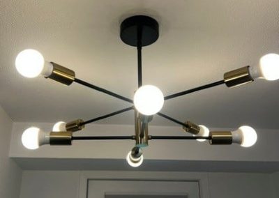 Aurora One time clean Light fixture