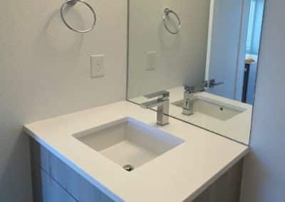 Residential Bathroom Sink Mirror