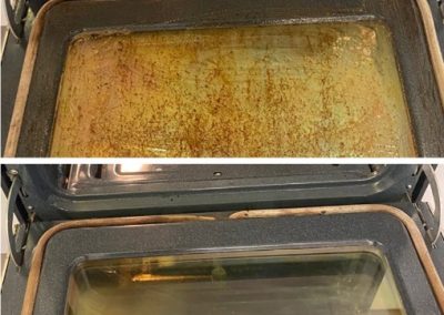 Oven Doors - Before and After Cleaning